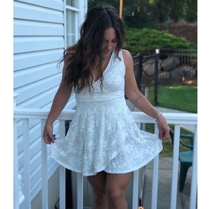 Lace Wrap Dress
